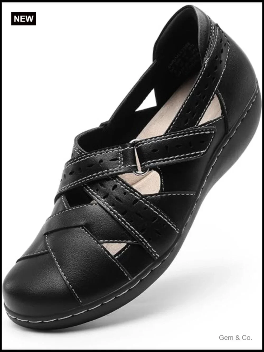 Slip On Loafers Comfortable Orthopedic Walking Flats Arch Support